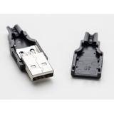 Jack USB Male Solder Buntut 2.0 Konektor DIY Soket Tipe A Hobby Elektronika - foto 1