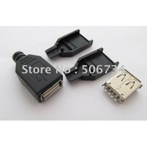 Socket USB Female Solder Buntut 2.0 Soke