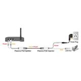 PoE Splitter Injector Passive Kabel Set IP Camera Access Point Router Wireless Jaringan - foto 2