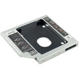 Caddy Laptop SATA HDD SSD 9.5mm 12.7mm Universal Optical Bay Converter Hardisk Slim Slot Tebal Tipis - foto 2