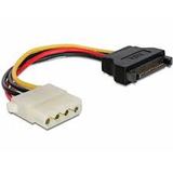 Kabel Power SATA 6 Pin Molex ke SATA  Konektor HDD Hard Disk Power Connector 18cm - foto 5