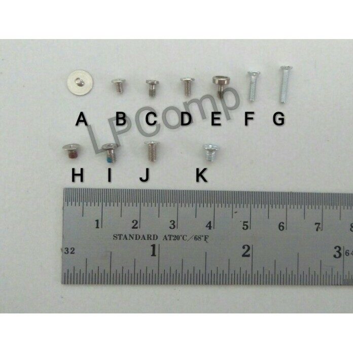Baut Laptop M2 M2.5 M3 Stainless Steel Putih 2mm 2.5mm 3mm Screw Sekrup 5pcs Presisi