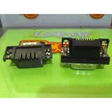 DB Serial Male Board PCB DB9 Db 9 2 baris 90 Derajat - foto 3