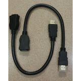 Kabel HDMI Extension Extender Male to Female Perpanjang Port HDMI Fleksibel 20cm - foto 4