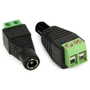 Jack DC Female Sekrup CCTV Konektor Terminal Kabel Power RG59 RG6 12V