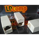 Konektor LAN RJ45 Coupler Penyambung Kabel UTP Ethernet Female to Female 100Mbps CAT6 - foto 7