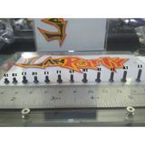 5pcs Baut Laptop M2 M2.5 M3 Carbon Stell Screw Sekrup 2mm 2.5mm 3mm Hitam - foto 2