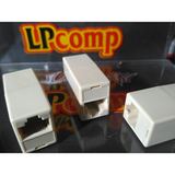 Konektor LAN RJ45 Coupler Penyambung Kabel UTP Ethernet Female to Female 100Mbps CAT6 - foto 7