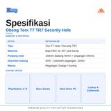 Obeng Torx T7 Lubang Secure TR7 Security Hole Screwdriver Presisi Perbaikan Elektronik - foto 3