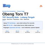 Obeng Torx T7 Lubang Secure TR7 Security Hole Screwdriver Presisi Perbaikan Elektronik - foto 2
