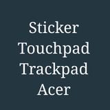 Anti Gores Stiker Pelindung Touchpad Laptop Acer Z3-451 Z1401 Z1402 Sticker Trackpad Presisi - foto 1