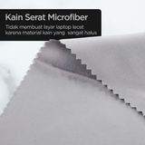Keyboard Blanket Laptop Macbook Microfiber Kain Pembersih Layar Anti Debu Premium 13 14 15 16 inch - foto 6