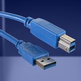 Kabel Ekstensi USB 3.0 USB A Male to USB B Male 5M Printer - foto 2