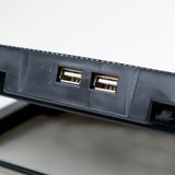 Cooling Pad Laptop Stand 2 Kipas 120mm 17Inch - foto 2