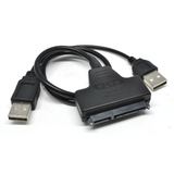 Kabel Sata to USB 2.0 Converter HDD SSD 2.5 Inch Dual Power Plug Play Depixel - foto 7