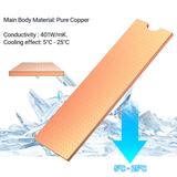 Heatsink SSD NVMe M.2 Pure Copper 3in1 Pendingin Thermal Pad Laptop Desktop PS5 Cooler Upgrade - foto 9