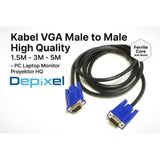 Kabel VGA Male to Male High Quality 1.5M 3M 5M PC Laptop Monitor Proyektor Ferrite Core - foto 5