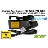 Charger Casan Adaptor Acer Aspire 4739 4741 4750 4752 5.5x1.7mm 65W - foto 2
