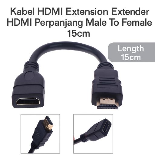 Kabel HDMI Extension Extender Male to Fe