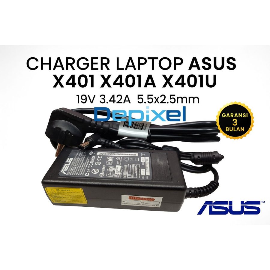 Charger Casan Adaptor Asus X401 X44 X43 X402 X450 5.5x2.5mm 19V 3.42A 65W
