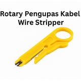 Alat Pengupas Kabel UTP Rotary Wire Stripper Coaxial RG6 RG59 RG11 Fiber - foto 3