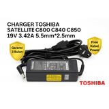Charger Casan Adaptor Toshiba Satellite C855 L645 L55 C640 R705 5.5x2.5mm 19V 3.42A 65W - foto 2