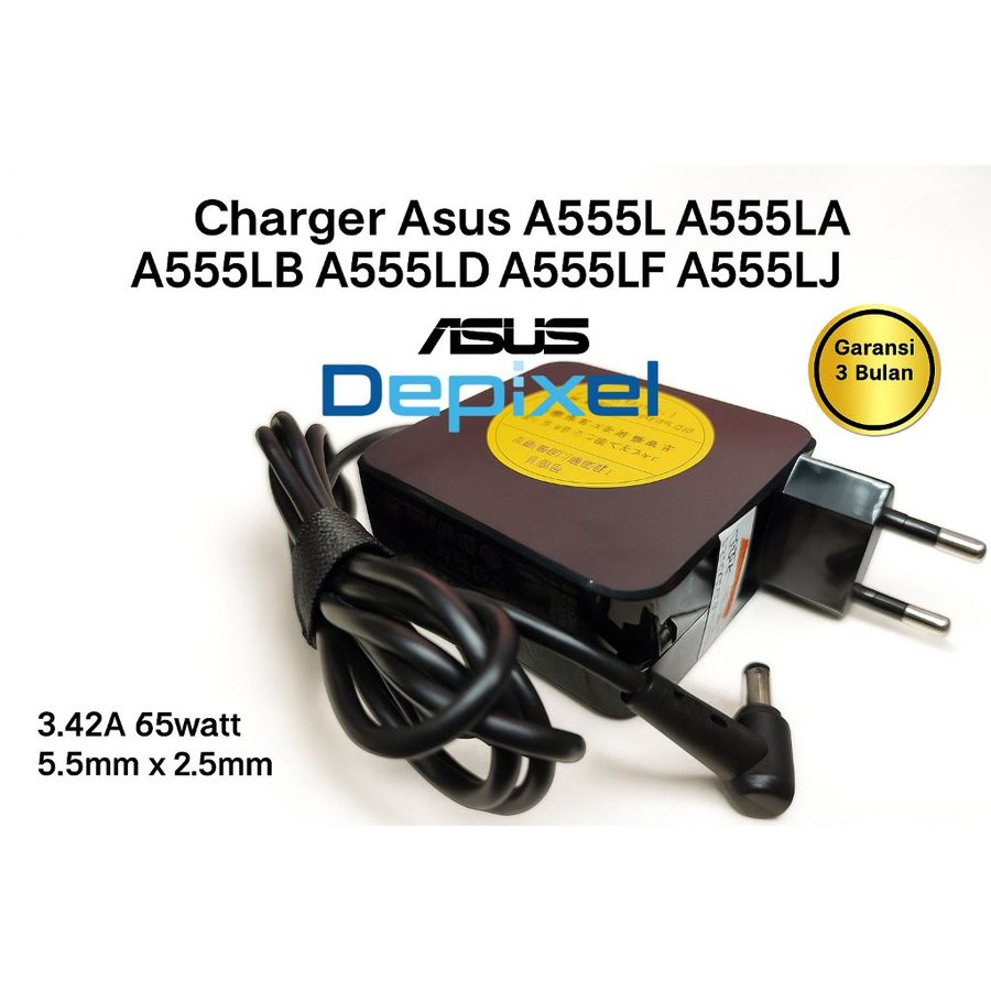 Charger Casan Adaptor Asus K42 K43 K45 K52 K53 K55 5.5x2.5mm 19V 3.42A 65W