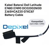 Kabel Baterai Dell Latitude E7480 E7490 DC02002NI00 ZJ6SHCAZ20 07XC87 Battery Cable - foto 5