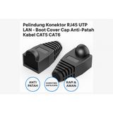 Boot Cover Pelindung Konektor RJ45 LAN CAT5 CAT6 Anti Patah Kabel UTP 5pcs - foto 6