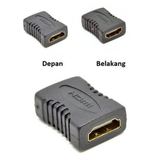 Konektor HDMI Female to Female Sambungan Barel HDMI Joiner Adapter - foto 2
