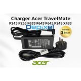 Charger Casan Adaptor Acer TravelMate P245 P255 P633 P643 5.5x1.7mm 65W - foto 3