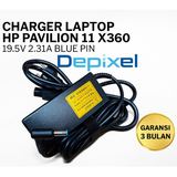 Charger Casan Laptop HP Pavilion X360 11 Stream Notebook 15 Blue Pin 19.5V 2.31A 45W - foto 4