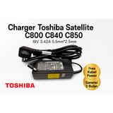 Charger Casan Adaptor Toshiba Satellite C855 L645 L55 C640 R705 5.5x2.5mm 19V 3.42A 65W - foto 1