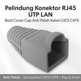 Boot Cover Pelindung Konektor RJ45 LAN CAT5 CAT6 Anti Patah Kabel UTP 5pcs - foto 5