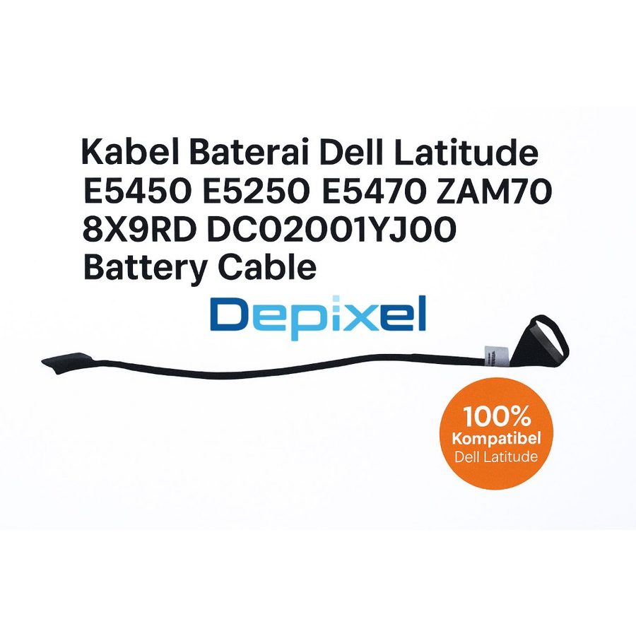Kabel Baterai Dell Latitude E5450 E5250 E5470 ZAM70 8X9RD DC02001YJ00 Battery Cable
