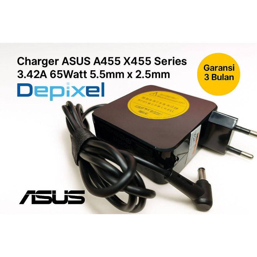 Charger Casan Adaptor Asus A455 A555L A52 A53 A56 5.5x2.5mm 19V 3.42A 65W
