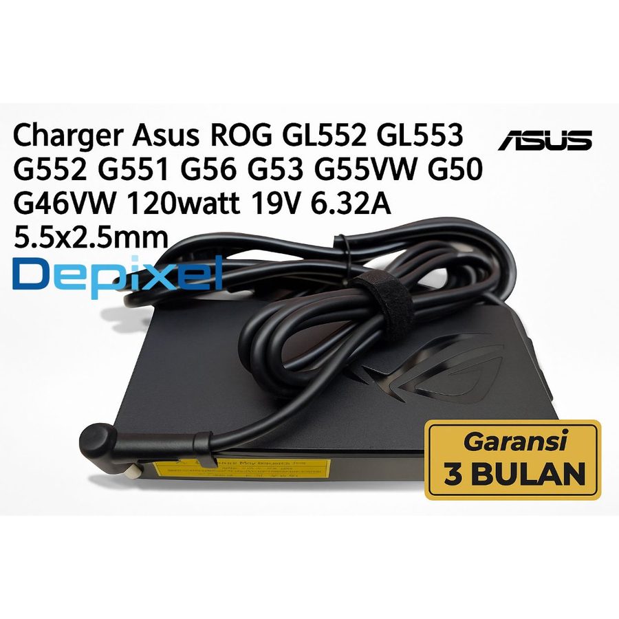 Charger Casan Adaptor Asus ROG G550 G56 GL771 N56VZ UX510UW 5.5x2.5mm 120W