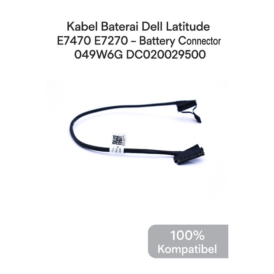 Kabel Baterai Dell Latitude E7470 E7270 – Battery Connector 049W6G DC020029500