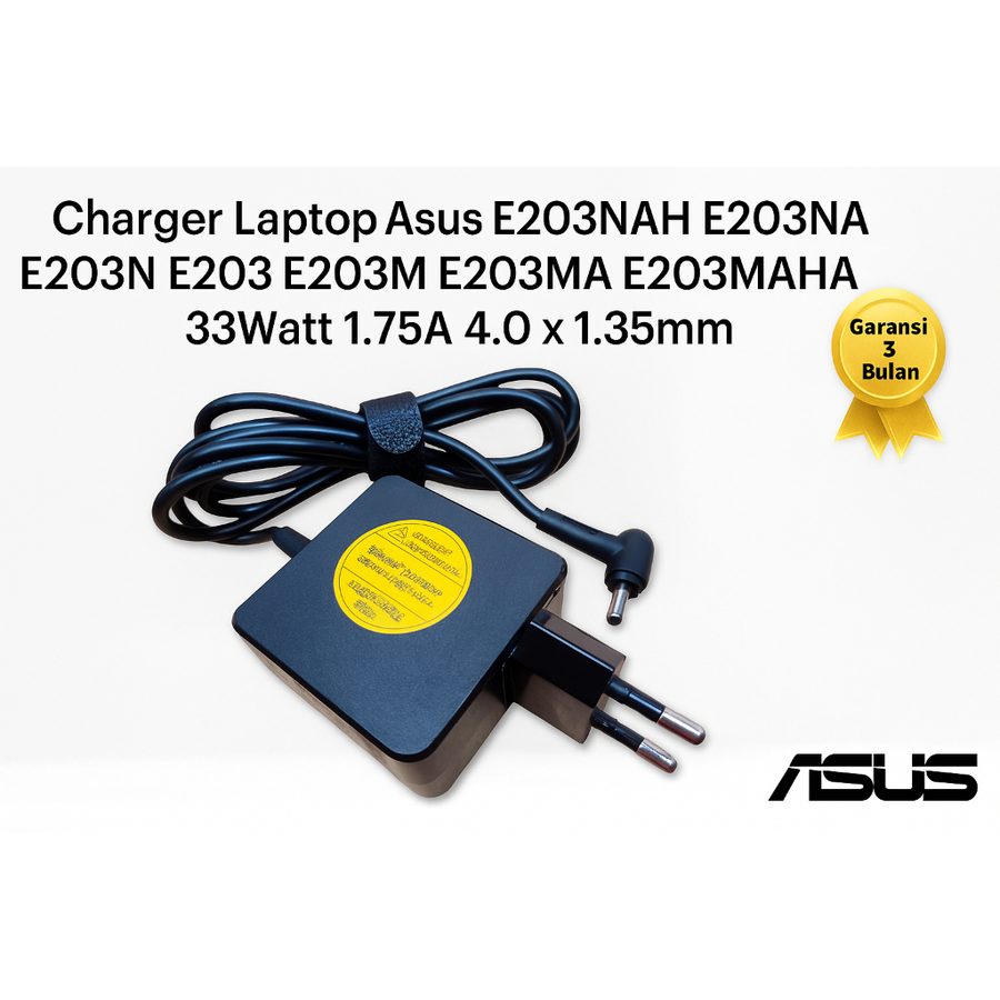Charger Adaptor Casan Asus E203 E203M E203N E203NA 4.0x1.35mm 19V 1.75A 33W