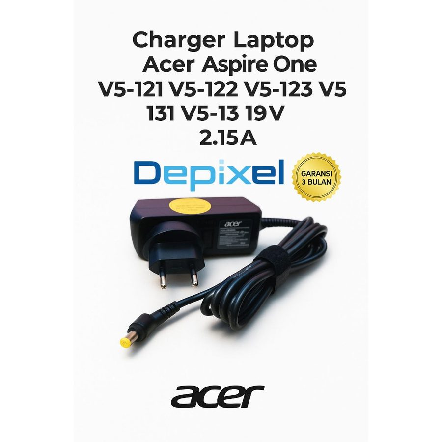 Charger Casan Adaptor Acer Aspire One D255 D260 D270 Happy TravelMate B113