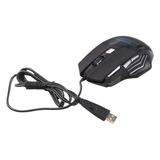 Mouse Gaming Kabel RGB 2400 DPI 6 Tombol USB Anti Slip Kabel Braided Respons Cepat - foto 8