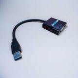 Converter USB Type A 3.0 To VGA FHD 1080p Adapter 15cm PC Laptop Tablet Monitor Proyektor Depixel - foto 3