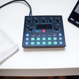 Depixel Pro Audio Mixer Sound Card USB Bluetooth Amplifier untuk Live Streaming Podcast Karaoke - foto 9