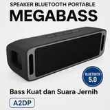 Speaker Bluetooth Portable Megabass - Bass Kuat dan Suara Jernih A2DP - foto 2