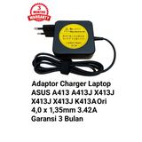 Charger Casan Adaptor Asus K413 K413F K413J 4.0x1.35mm 19V 3.42A 65W Original - foto 1
