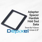 Spacer Hardisk Hdd Ssd Sata 2.5 Inch 7 mm Ke 9.5 mm Adapter Harddisk - foto 1