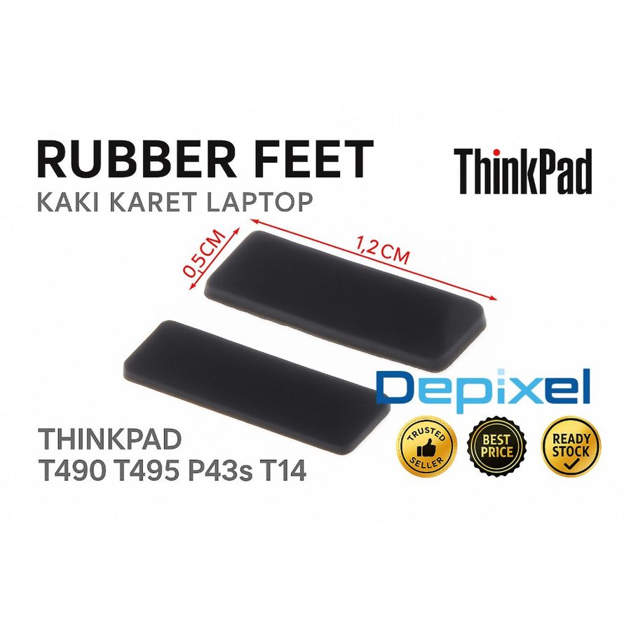 Rubber Feet Kaki Karet Laptop Lenovo Thinkpad T490 T495 P43S T14