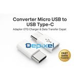Converter Micro USB to USB Type-C – Adapter OTG Charger & Data Transfer Cepat - foto 3
