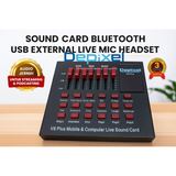 Sound Card Bluetooth USB External Headset Mic Live Streaming Podcast Karaoke - foto 6
