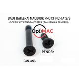 Baut Baterai MacBook Pro 13 Inch A1278 Screw Pengganti Pendek Panjang 1pcs - foto 3